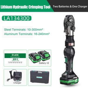 Pince à sertir hydraulique électrique rechargeable LAOA Industrial 21V avec moteur sans balais au lithium et affichage numérique, garantie 3 ans - Product Image 6