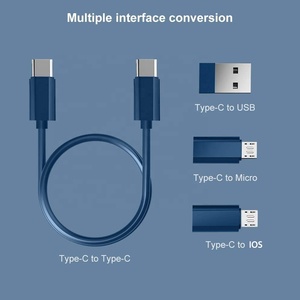 Adaptateur de câble de charge rapide 6 en 1 60W avec connecteurs de charge pour support de téléphone pour tablette pour le chargement du téléphone et le transfert de données - Product Image 2
