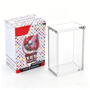 Best Seller Clear Acrylic Magnetic Display <b>Box</b> Protective Case for TCG <b>Collection</b> - Product Image 5