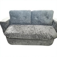 YY-35 #   Canapé modulaire Chesterfield carré simple deux places pour salon, en tissu compressé sous vide, pliable et convertible