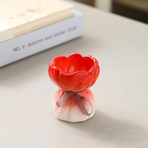 Vente en gros de mini-pots à succulentes, pots en céramique extra petits et mignons pour la décoration de bureau, de maison et de <span class=keywords><strong>jardin</strong></span> - Product Image 4