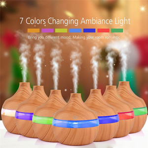 Electrodomésticos grano de madera color aceite Difusor Aroma humidificador coche difusor para oficina en casa yoga - Product Image 3