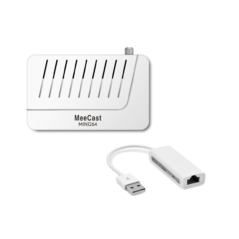 White STB+USB LAN Dongle