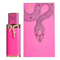 Parfum de luxe au design serpent arabe 100ml, longue tenue, notes fruitées, florales et boisées, EDP pour homme et femme, 4 couleurs, collection de flacons tête de serpent