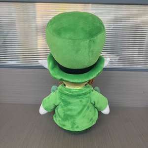 Peluche Personalizzati per il Giorno di San Patrizio, Bambole con Cappello Verde, Statuette Giornalistiche, Giocattoli di Peluche, Cuscini Morbidi a Tema Cartoni Animati e <span class=keywords><strong>Anime</strong></span>, Regalo - Product Image 4
