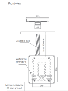 <span class=keywords><strong>Robinet</strong></span> de lavage et de séchage mural encastré, séche-mains à capteur, <span class=keywords><strong>robinet</strong></span> Hpb59-1 en laiton pour salle de bain - Product Image 5