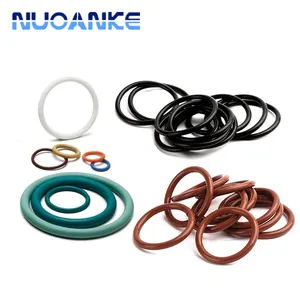 צבעוני חום & שמן עמיד גומי ORing PTFE Nitrile NBR Fluorous FFKM Kalrez גומי חותם טבעת רך סיליקון O טבעת חותמות