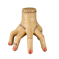 Main déchirée marchante avec lumière et musique, peau réaliste cousue, main de démon électrique, jouet main rampante pour accessoires d'horreur de fête