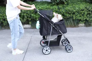 Nuovo Design di fabbrica passeggino per cani ripiegabile Trolley per animali domestici passeggino trasportino per cani