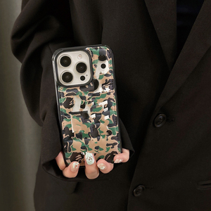 <span class=keywords><strong>Coque</strong></span> de téléphone camouflage style veste <span class=keywords><strong>North</strong></span> <span class=keywords><strong>Face</strong></span> antichoc pour <span class=keywords><strong>iPhone</strong></span> 17 16 15 Pro Max 14 13 Pro – Vente en gros - Product Image 4