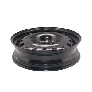 Nouvelle <span class=keywords><strong>jante</strong></span> de roue de <span class=keywords><strong>caravane</strong></span> RV en acier noir avec pièces de rechange à revêtement écologique pour accessoires de roue de voiture de remorque - Product Image 3