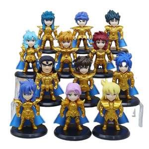 En gros Dessin Animé Constellation Ornements <span class=keywords><strong>Anime</strong></span> Seiya Mu Jialong Kamiao Gâteau De Voiture Décoration Poupée Or Saint Seiya Figure Modèle - Product Image 1
