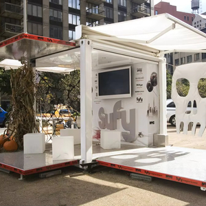 Rapidamente assemblato facilmente smontato case mobili Container per Street cafè carrelli per la colazione temporanea per le imprese all'aperto - Product Image 2