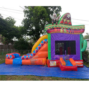 FunWorld inflatable स्लाइड कॉम्बो पानी पूल brincolines inflables waterslide जम्पर inflatable बिक्री के लिए