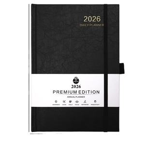 Libreta de Cuero de Lujo A5 de Primera Calidad, Agenda, Diario, Cuaderno de Tapa Dura con Encuadernación Cosida, Hojas con Logotipo Impreso - Product Image 2