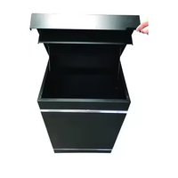 Boîte aux lettres intelligente en métal, étanche, murale, design sud-ouest, solution complète pour cour.