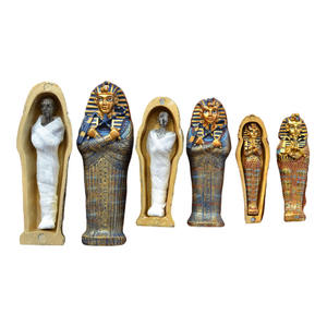 Decorazione di figurine di scatola di scarabeo <span class=keywords><strong>egiziano</strong></span> in resina dipinta a mano - Product Image 6