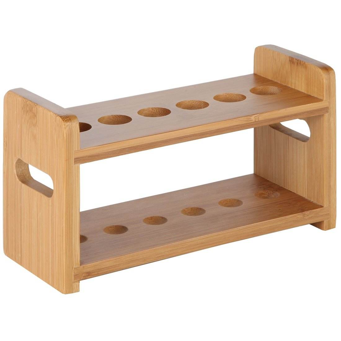 Durable Wooden Test Tube Racks Perfect for Labs Homes