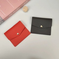 Dompet PVC Unisex dengan Kancing Penutup Desain Minimalis Kasual Ringan & Tahan Aus untuk Penggunaan Sehari-hari