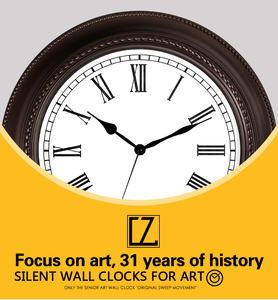 18 "Luxus Promotion Große Wanduhr Europäische Vintage Holzmaserung Benutzer definierte Quarz Wandt uhren für Wohnkultur - Product Image 6