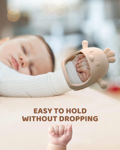 ถุงมือซิลิโคนรูปมอนสเตอร์น้อยสำหรับเด็กทารกช่วงวัย 0-24 เดือน สำหรับกัดเล่นในวันฮาโลวีน ปลอดภัยสำหรับอาหาร - Product Image 5