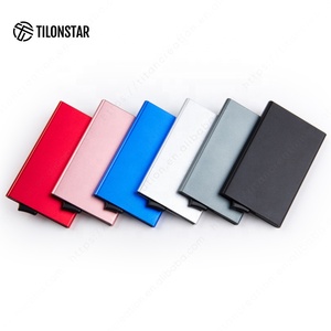 <span class=keywords><strong>Porte</strong></span>-cartes de visite en métal pour hommes, portefeuille pour gravure Laser, portefeuille Rfid <span class=keywords><strong>porte</strong></span>-cartes de crédit - Product Image 6