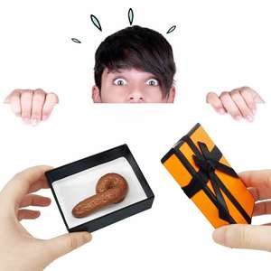 2025年ハロウィーンとエイプリルフール卸売小道具嫌なシットプラスチックおもちゃギフトボックス面白いうんちギフト - Product Image 4