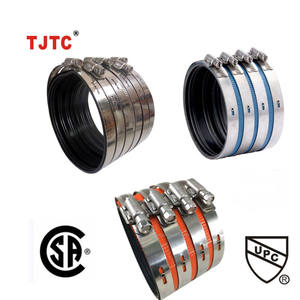 Нержавеющая сталь турбо выхлопная система двойной болт шланг хомут Тип C без муфты - Product Image 4