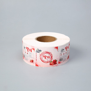 กระดาษสติกเกอร์แบบม้วนสั่งทำพิเศษ Donghong พิมพ์สีเคลือบกันน้ำสำหรับติดกระป๋องเครื่องดื่ม - Product Image 1