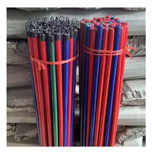 printed pvc broom handle coating plastic broom and wooden handle broom stick importer in pakistan