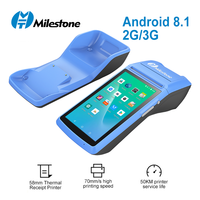 Terminal POS Portátil Android con Wifi, Móvil 3G, Pantalla Táctil
