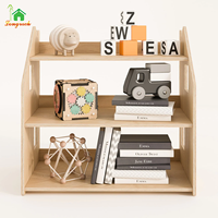 Étagère à livres Montessori Outil éducatif en bois pour enfants Bibliothèque multifonctionnelle pour l'étude des enfants