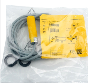 Capteur de proximité inductif original NI8-S18-AN6X M18, détection 8 mm, NPN NO, DC10-30V, IP67, câble 2 m - Product Image 1