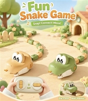 Jouet Serpent Télécommandé Snap Connect 2026 avec Batterie Rechargeable, Jouet Éducatif STEM pour Enfants, Cadeau (Lot de 2)