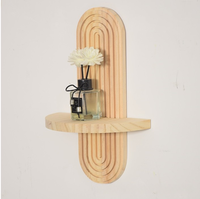 Étagère murale en bois pour la décoration de la maison, support de rangement pour la chambre à coucher, étagère murale pour le salon, bijoux