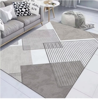 Moderner Teppich mit Blumenmuster, Flächenteppiche für Esszimmer und Wohnzimmer, Großhandel, Rutschfest, Waschbar, Wasserdicht, Maßgefertigte Teppiche