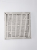 Grille de ventilation anti-poussière en plastique ABS avec filtre éponge pour ventilateur de refroidissement d'armoire électrique