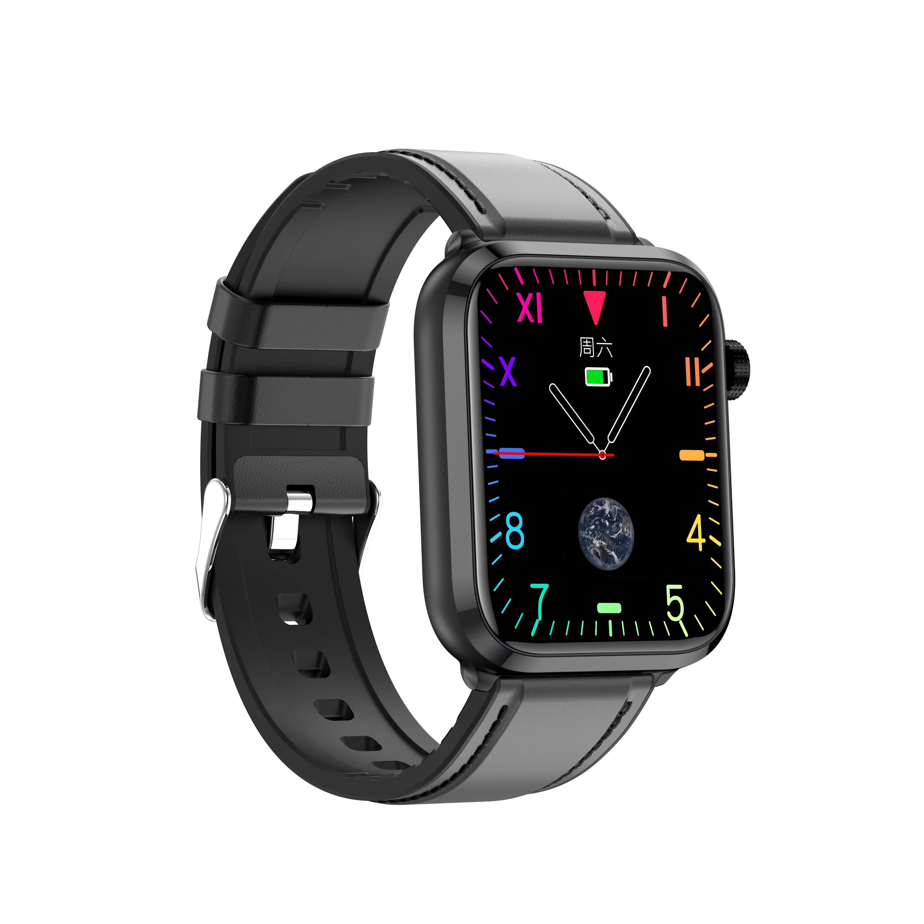 1.91Inch High Resolution Ips Display Alloy Case 280Mah Ultra-Long Life App Control Silicone Band Smart Watches