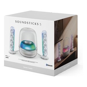 For Kardon Soundsticks 5 190W RGB LED Computer <b>Speakers</b> with for 5.0 and Wired/<b>Wireless</b> Connectivity - Product Image 2