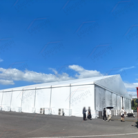 Carpas para Eventos para 300 Personas, Carpa Grande para Exteriores, Exposiciones, Estructura de Aluminio de Lujo