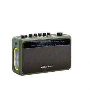 Microphone sans fil intelligent <span class=keywords><strong>pour</strong></span> <span class=keywords><strong>karaoké</strong></span> en extérieur, haut-parleur avec connexion TWS, best-seller de Great Walls - Product Image 1