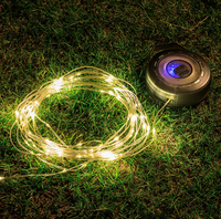 Guirnalda de Luces LED Portátil Recargable para Camping, con Resistencia al Agua IPX4, Batería de Ultra Larga Duración y Función de Carga