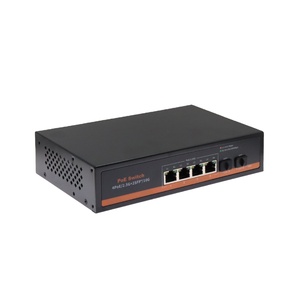 4x2,5 Gbps PoE порты + 2x10G SFP + волоконно-оптический коммутатор PoE - Product Image 3
