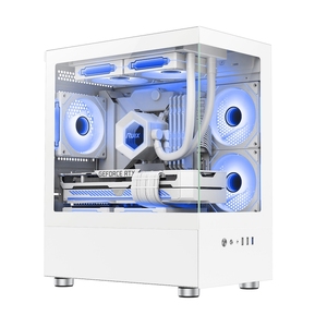 Nueva llegada de aluminio blanco MATX PC Case <span class=keywords><strong>Computer</strong></span> Gaming Cases PC <span class=keywords><strong>Computer</strong></span> Case Carcasa Casin Gabinete Pc Gaming - Product Image 2
