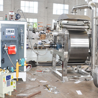 Sécheur rotatif à tambour chauffé à la vapeur industriel automatique en SUS304, machine de traitement chimique personnalisée pour levure et carbonate de calcium