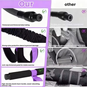 Bandas <span class=keywords><strong>de</strong></span> Resistencia <span class=keywords><strong>de</strong></span> Alta Resistencia, Nuevas, <span class=keywords><strong>de</strong></span> Látex, para Yoga, Fitness, Entrenamiento, Cuerda <span class=keywords><strong>de</strong></span> Tracción Auxiliar <span class=keywords><strong>con</strong></span> Pedal para Abdomen, Cintura y <span class=keywords><strong>Brazos</strong></span> - Product Image 5