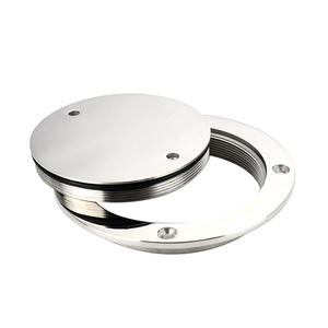 Wholesale Retail Stainless Steel Deck Disc 176mm <b>Marine</b> <b>Hardware</b> Accessories for Yacht Hatch and Handhole Cover for Boats - Product Image 1