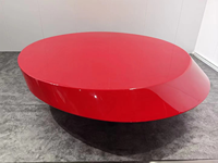 Table basse moderne en fibre de verre pour salon