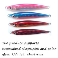 Leurre de pêche en silicone époxy de haute qualité 90 mm, type jig thon, personnalisé OEM, coulant, pour la pêche en rivière, lac et ruisseau