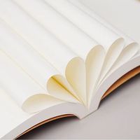 Cahier en papier kraft A4 ultra épais B5 grilles d'examen d'entrée de troisième cycle simples à ligne horizontale A5 Cahier kraft